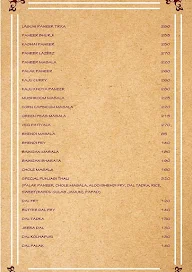 Vintage Restaurant And Barbeque menu 3