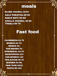 Apna Fast Food menu 2