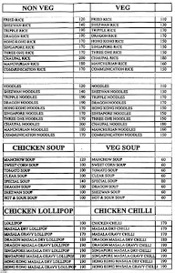 M.M Fast Food Corner menu 1