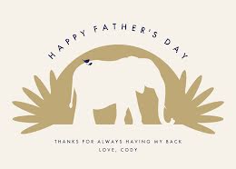 Elephant Father's Day - Father's Day item