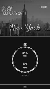 Free Download KLWP Black New York Theme APK for PC