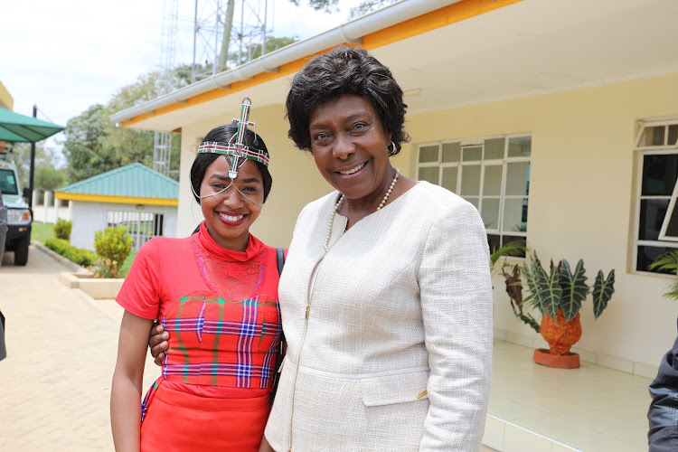 Catherine Ngovi and Charity Ngilu