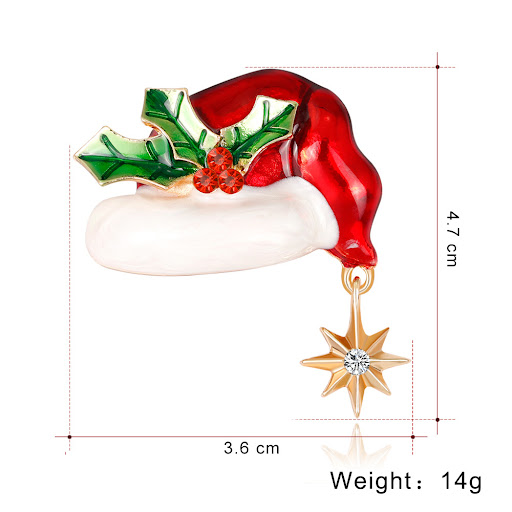 Title 4, Broche navideño versátil, el accesorio perfecto...
