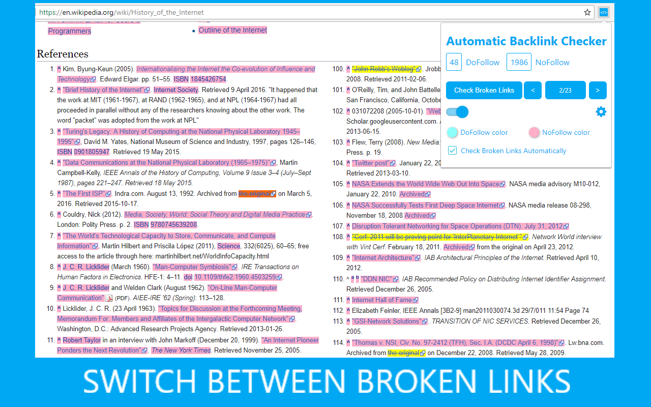 Automatic Backlink Checker Preview image 6