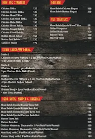 Khan Saheb Grills and Rolls menu 5