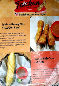 Sate Taichan Mabes Pademangan menu 3