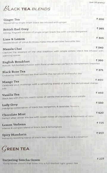 The Cafe By Foodhall menu 