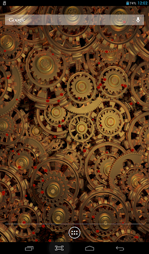 Steampunk Gears Live Wallpaper