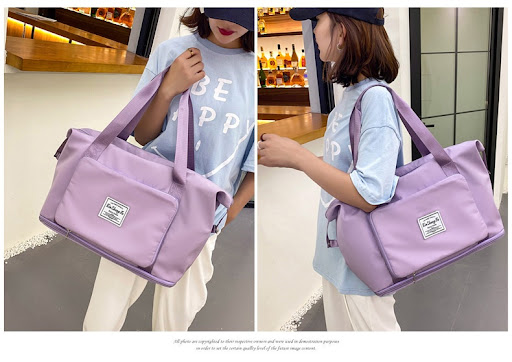 Title 6, Large Capacity Foldable Hand Luggage Bag with D...