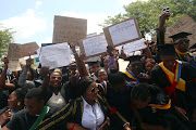 Unemployed graduates marched to the premier's office in the Eastern Cape in 2017 to demand jobs. The writer says the quality of the entrepreneurial environment has regressed.