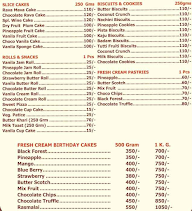 Bangalore Iyangar's Bakery menu 1