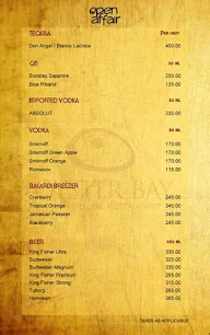 Oyster Bay menu 1