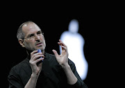 CEO Steve Jobs delivers a keynote address at the 2005 Macworld Expo in January 2005 in San Francisco, California. Jobs announced several new products, including the new Mac Mini personal computer.