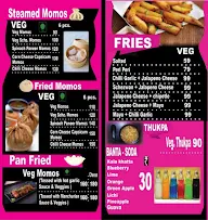 The Momo Factory menu 1