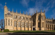 A view of St George's Chapel at Windsor Castle, where Prince Philip's funeral will be held on April 17 2021.