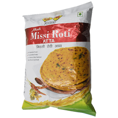 G M Foods Missi Roti Atta - 500 gm