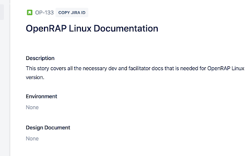 Copy JIRA ID