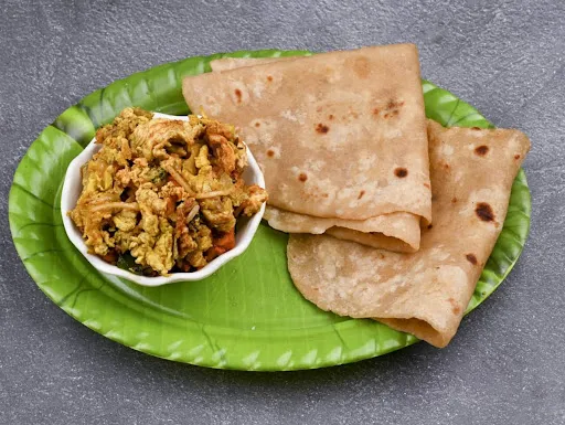 2 Chapati With Egg Keema Curry [250 Ml][2 Eggs]