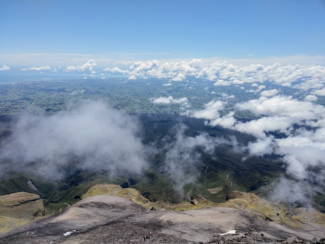 Descending Mount Taranaki