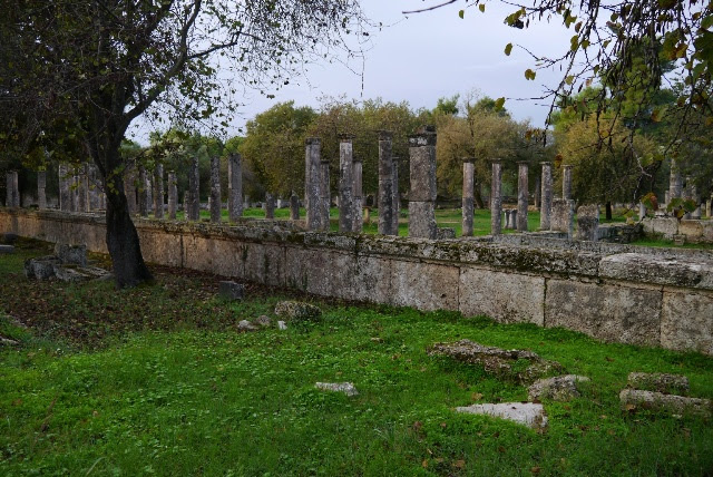 オリンピアの古代遺跡