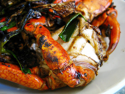 chinese, recipe, crab, ginger, scallions, spring onion, stir fry crab, 姜葱蟹