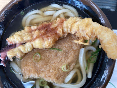 讃岐うどんむらさきげそ天うどん