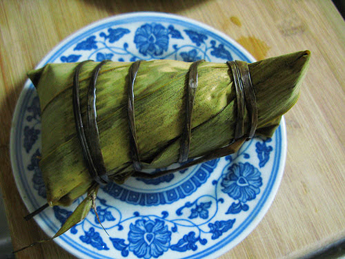 bamboo leaves, chinese, dragon boat festival, duanwu, glutinous rice, recipe, rice dumpling, salted duck egg, zhong zi, zhongzi, pork, meat, zong zi, zongzi, 粽子, 肉粽子