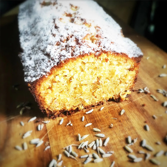 butter cake, cake, Infused, Lavender, madeira cake, pound cake, recipe, White Chocolate