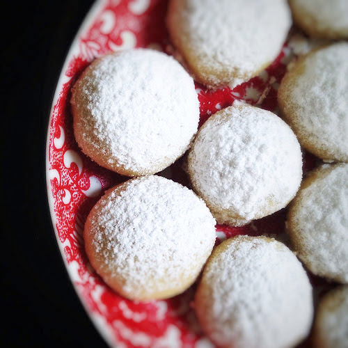 christmas cookies, cookies, cornstarch, Melting Moments, melt in your mouth, recipe, Snowball, 融化時刻, 雪球, 餅乾