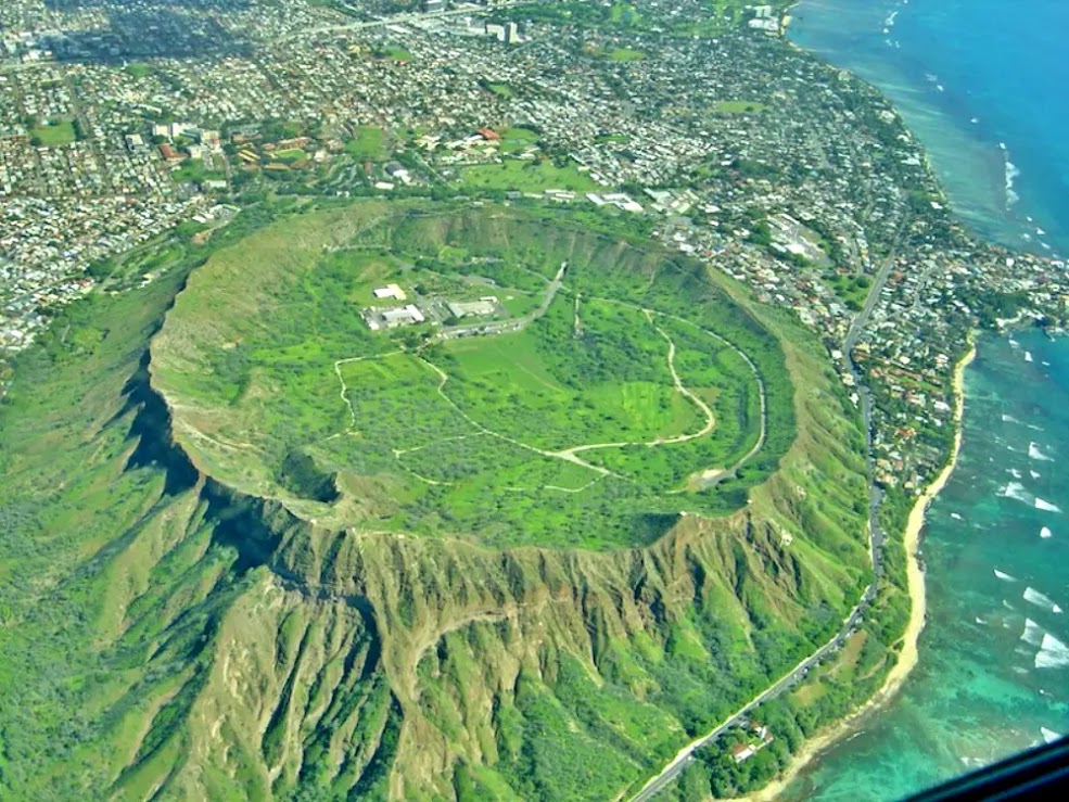 Diamond Head: O cone vulcânico da ilha de O'ahu