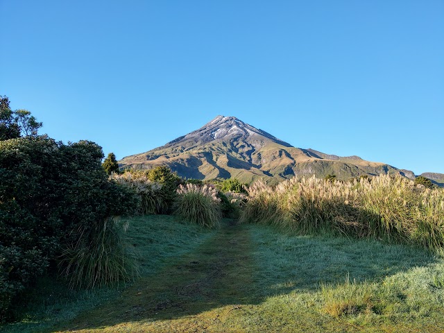 Mount Taranaki in the summer