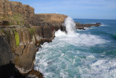 Brandung am Slope Point.