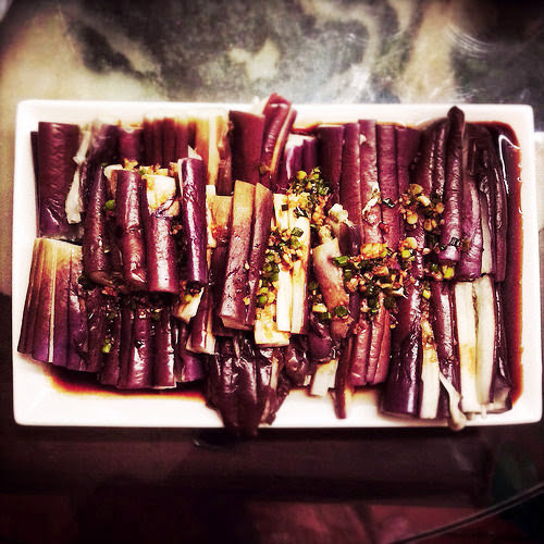 chinese, eggplant, garlic, steamed, vegetable, 蒜蓉, 蒸, 茄子