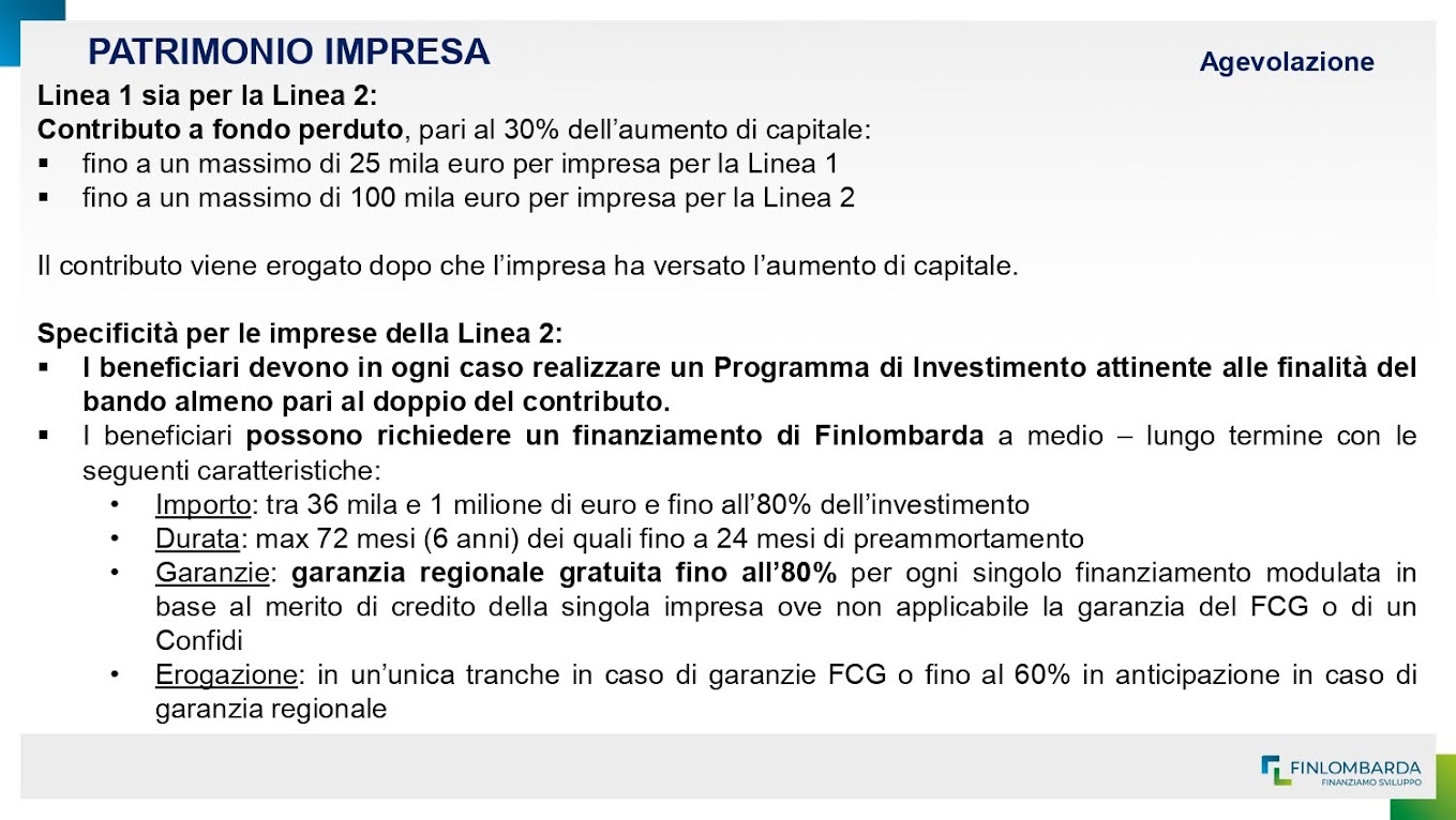 Credit: Massimiliano Ambrosecchia, Responsabile Ufficio Prodotti Agevolati Finlombarda