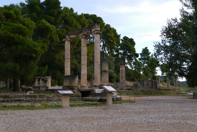 オリンピアの古代遺跡