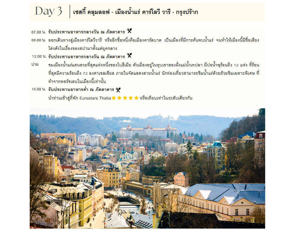 Tour Itinerary Day 03