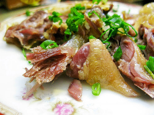 chinese, salted duck, recipe, preserved duck, rice, steamed, 蒸, 臘鴨腿