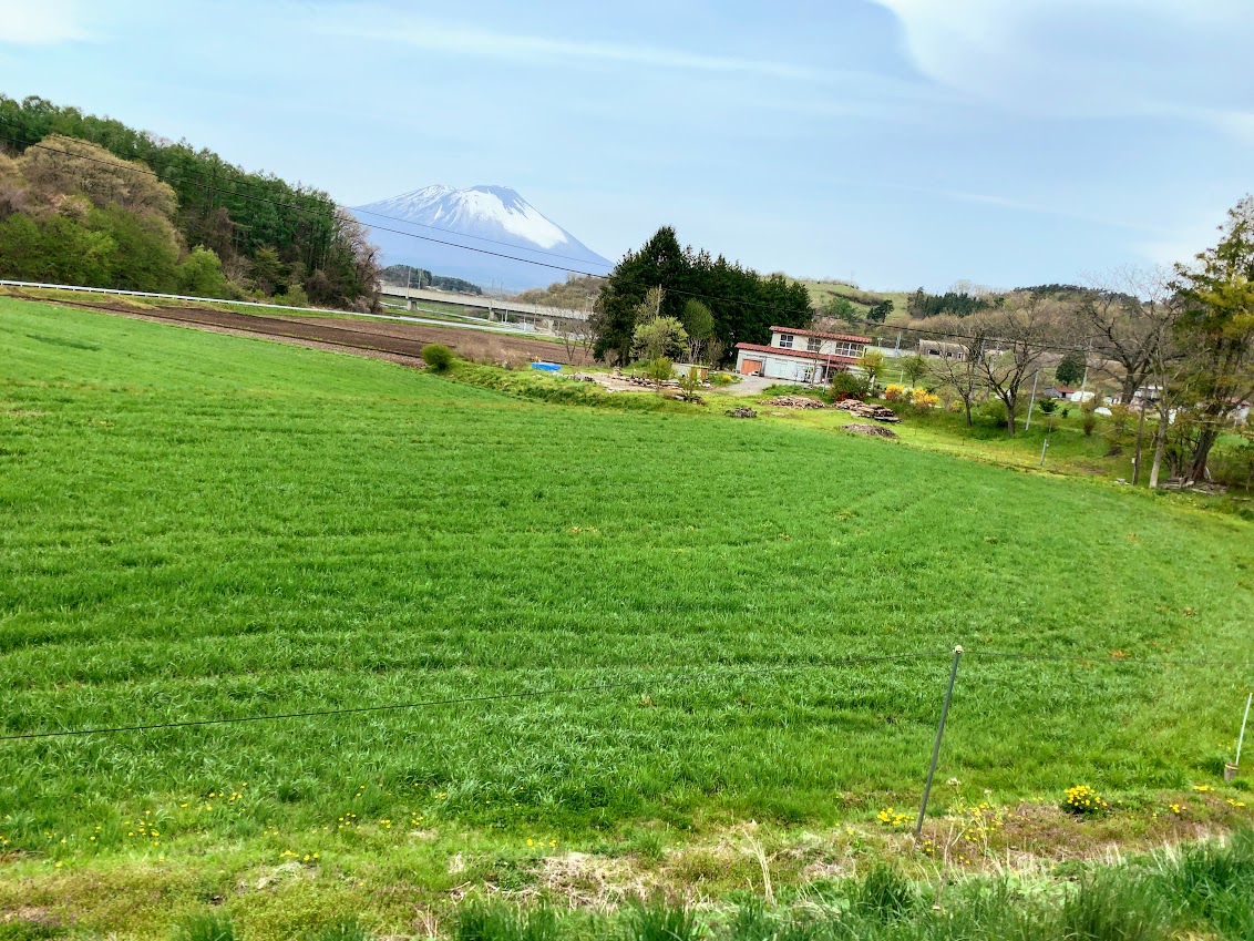 姫神山の麓・日戸地区の風景（2019年5月撮影）