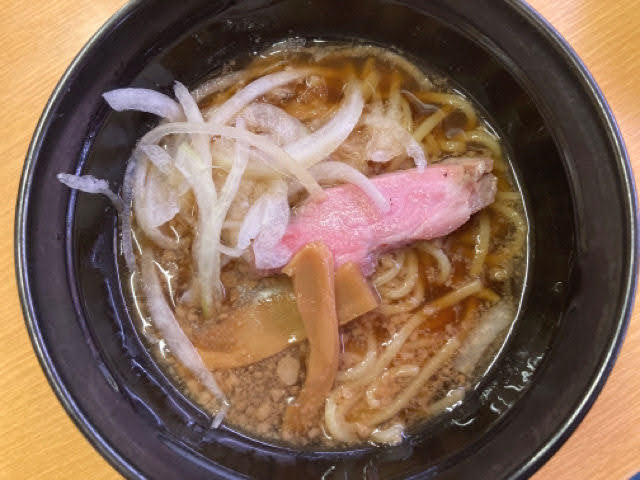 スシロー新潟背油醤油ラーメン