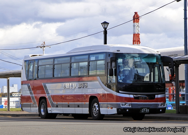 北海道中央バス「高速とまこまい号」　苫小牧フェリーターミナル_02