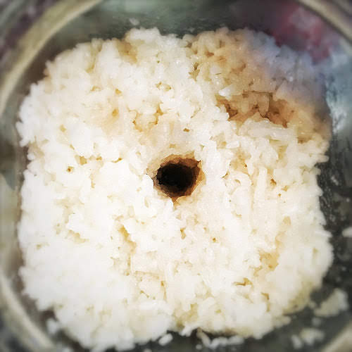 Homemade, Chinese, Fermented Rice, jiuniang, jiu niang, 自製, 甜酒釀, shanghai wine yeast ball, rice wine starter, 酒麴, 上海酒餅丸, glutinous rice, sticky rice,