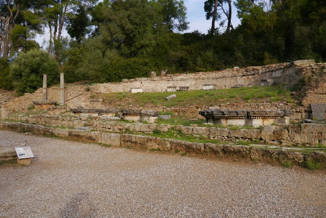 オリンピアの古代遺跡