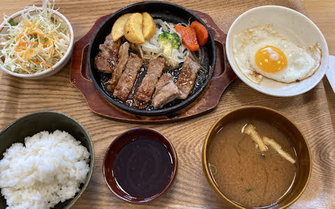 宮本むなしサーロインステーキ定食