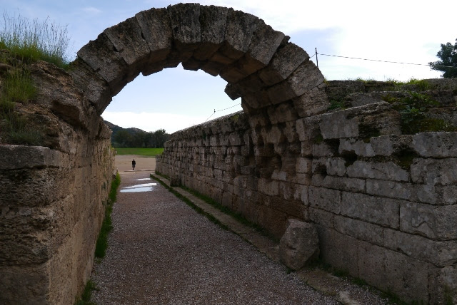 オリンピアの古代遺跡