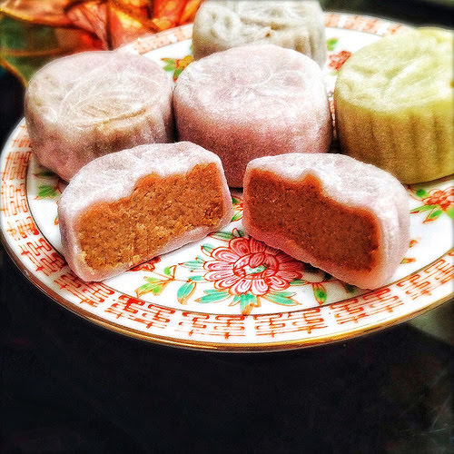 chinese, festival, crystal mooncake, ice skin mooncake, mid autumn festival, recipe, Snow Skin Mooncake, traditional, 冰皮月餅