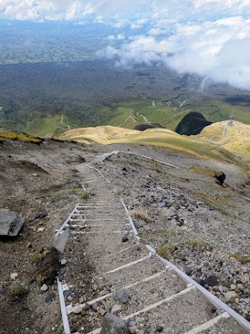 Views of Taranaki National Park from above