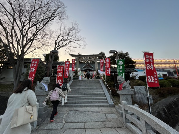 星田神社へ宵戎のお参り