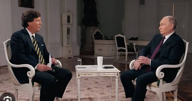 Tucker Carlson phỏng vấn Vladimir Putin hôm 6/02/2024
