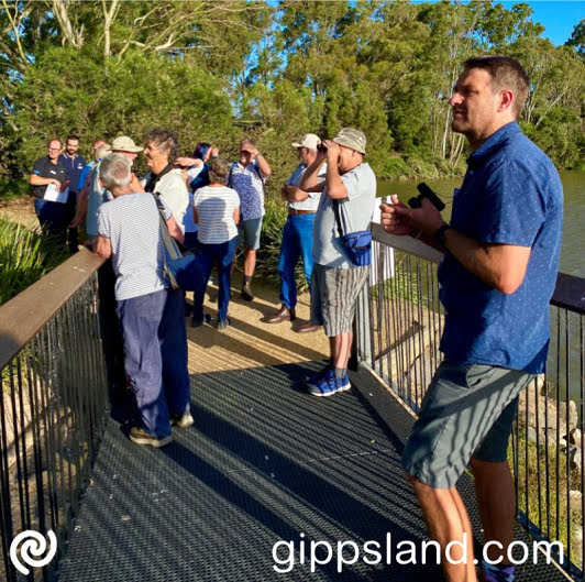 Nakunbalook Center was bustling for World Wetlands Day. Partners shared efforts to protect Gippsland Lakes Ramsar wetlands, followed by nature exploration