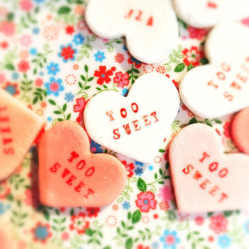 Valentine day, Heart Candy, conversation candy, recipe, treat, sweetheart candy, homemade, personalized